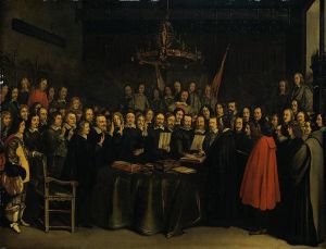 Signing of the Peace of Westphalia, the birthplace of sovereignty. 