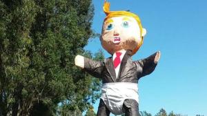 Trump piñata from USAvMexico fans 