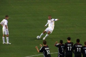 David Beckham's first LA goal in the 2007 Superliga vs DC United